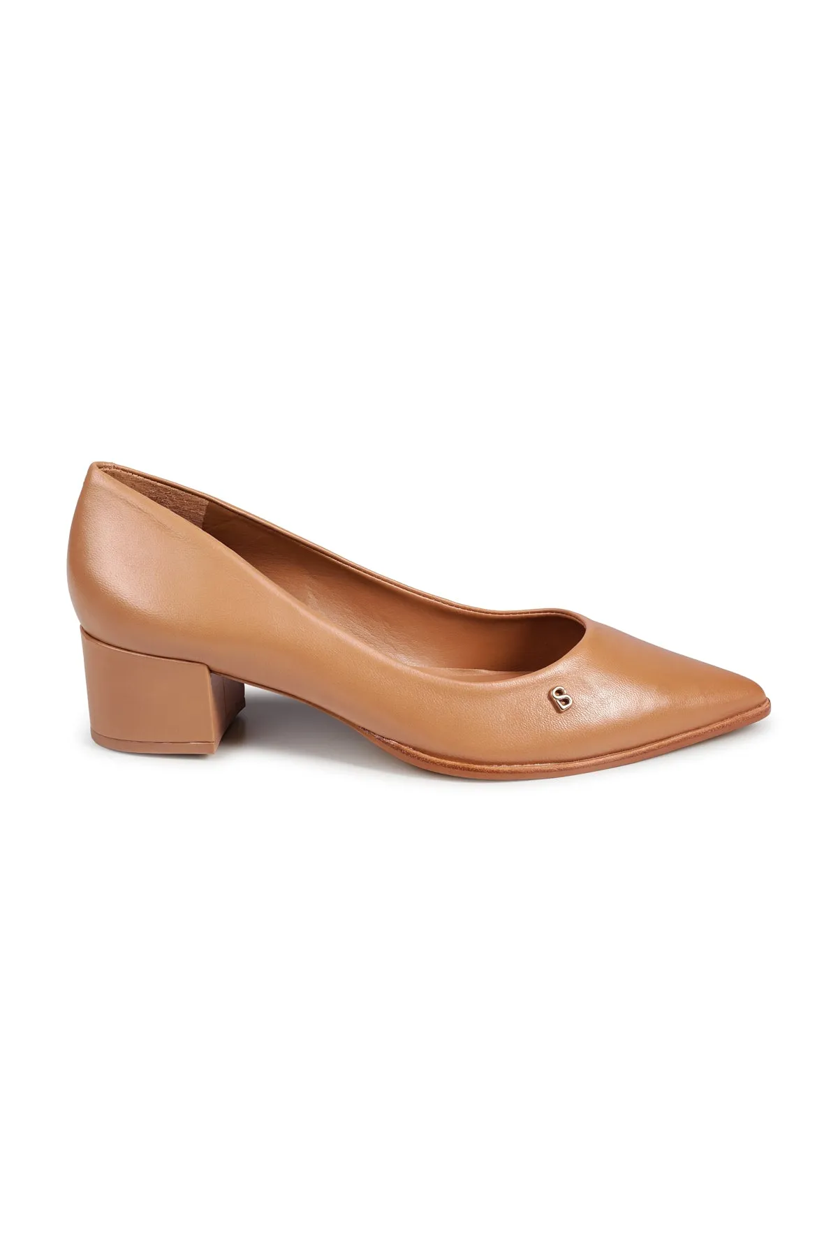Alba Block Heels - Peanut