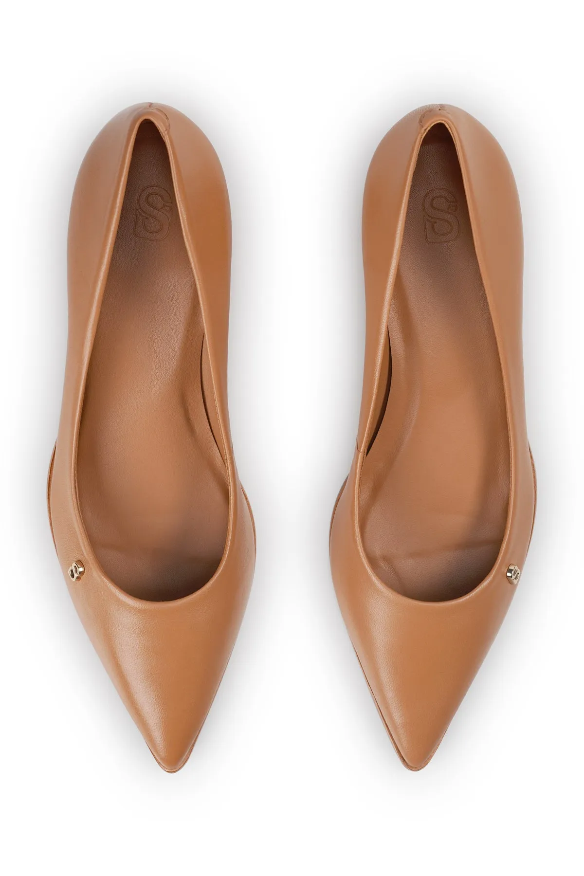 Alba Block Heels - Peanut