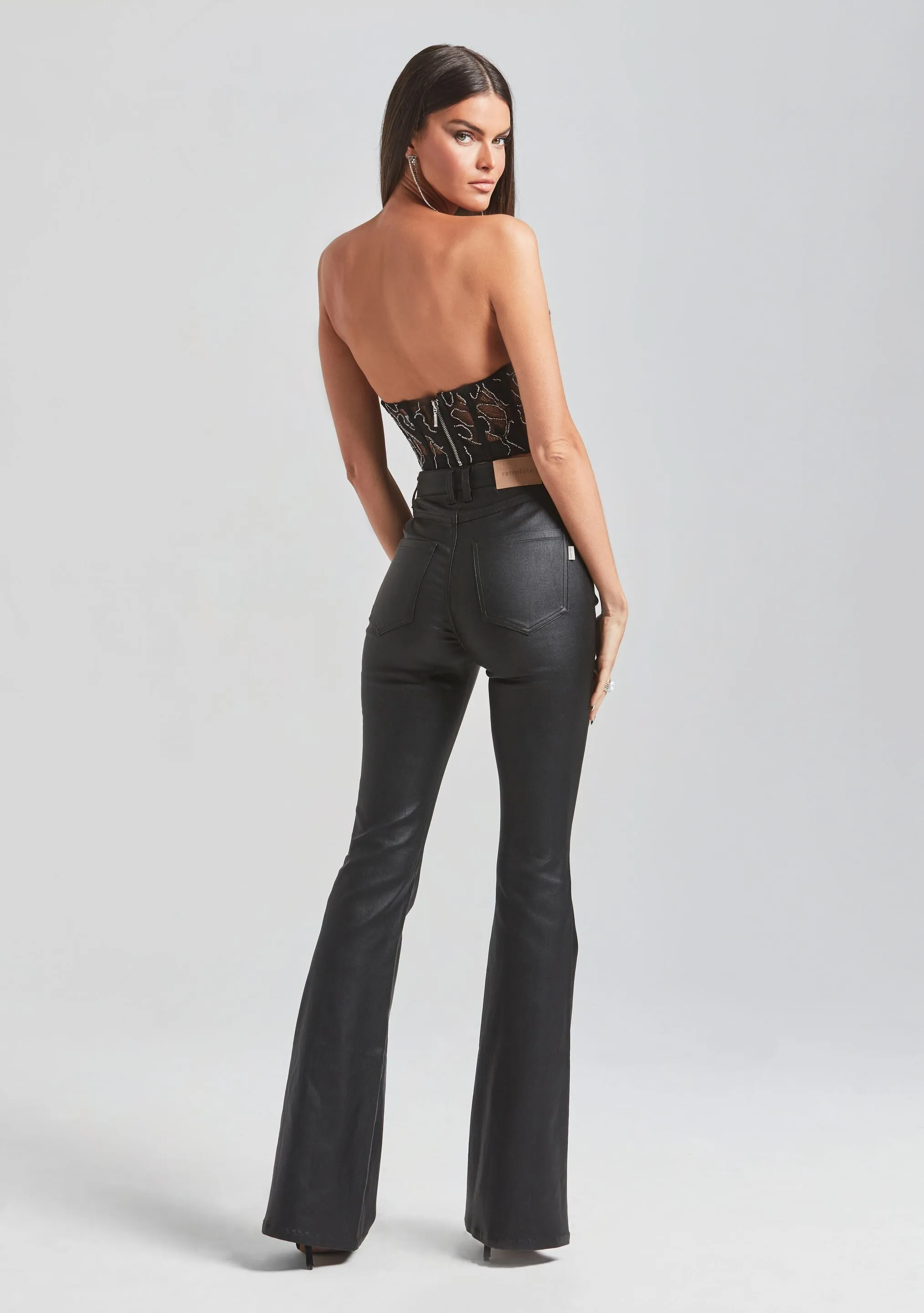 Audrey Embellished Lace Top