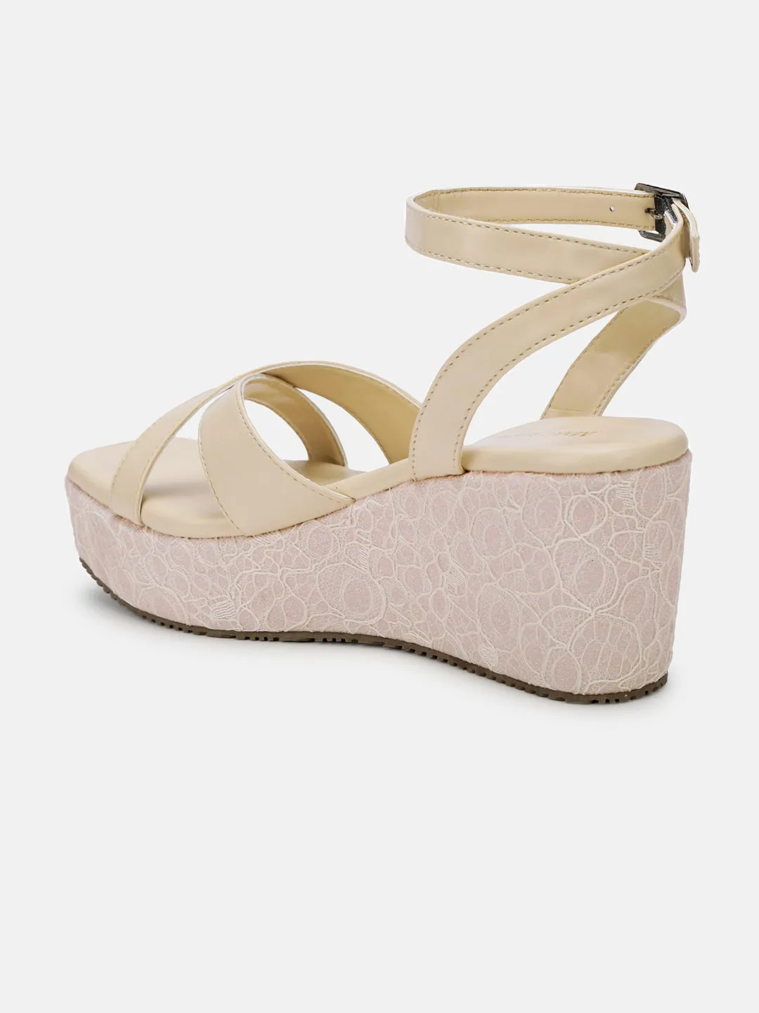 Buckle Straps Platform Heels