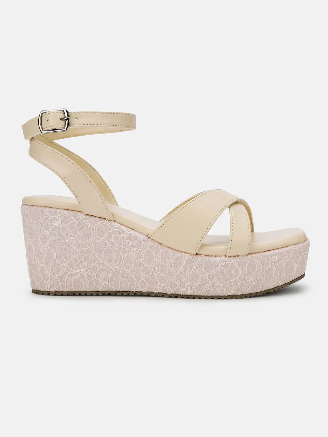 Buckle Straps Platform Heels