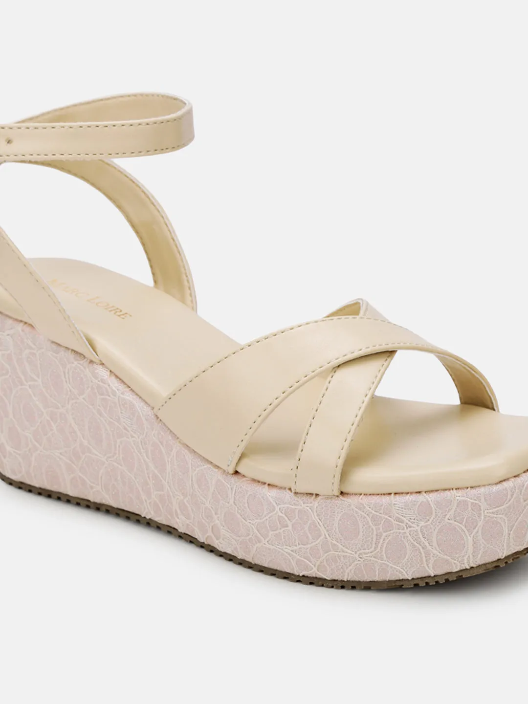Buckle Straps Platform Heels