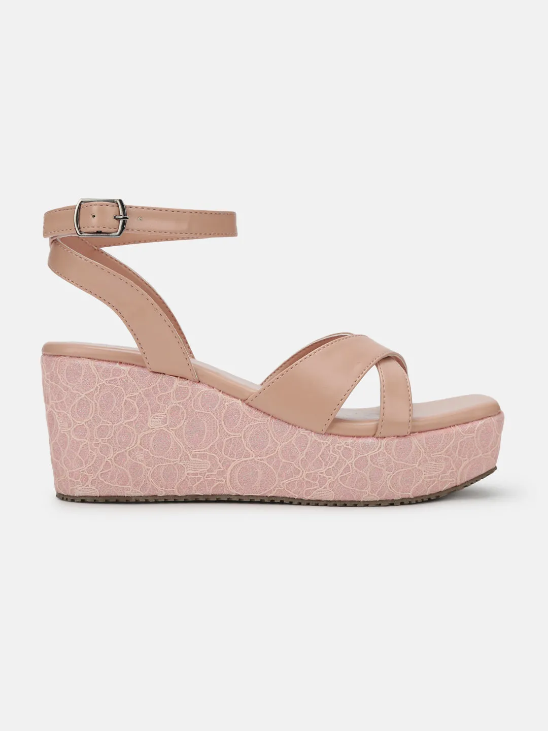 Buckle Straps Platform Heels
