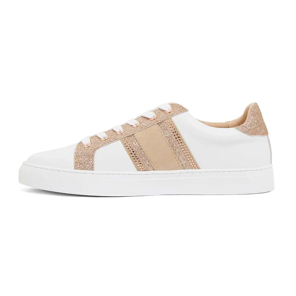 Daisy Sneaker in White Leather