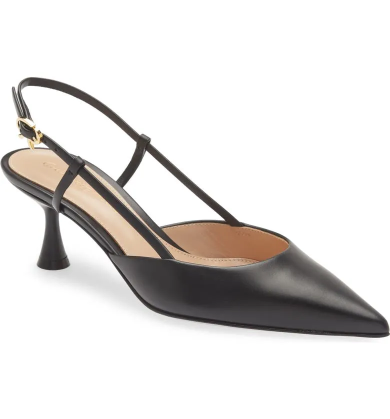 G9533255LACVIT Vitello pointy toe slingback pumps