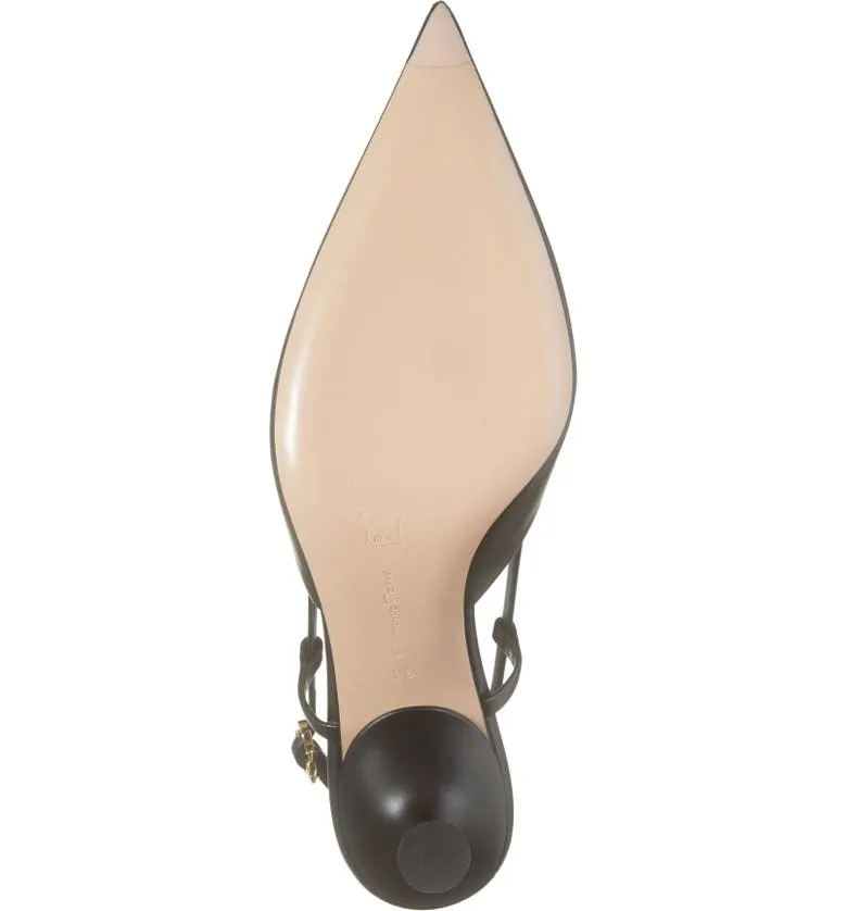 G9533255LACVIT Vitello pointy toe slingback pumps