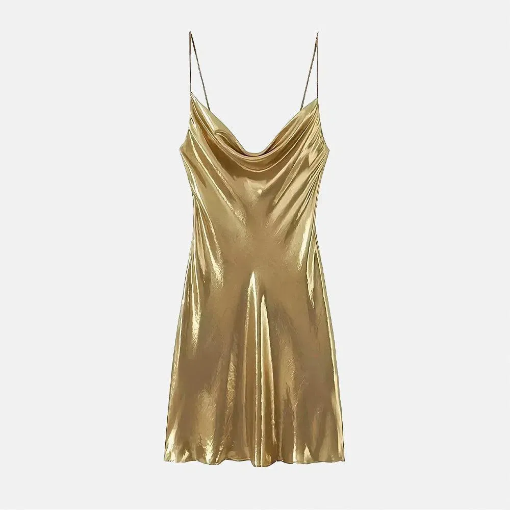 Graziella – Shimmering metallic finish – Evening gown