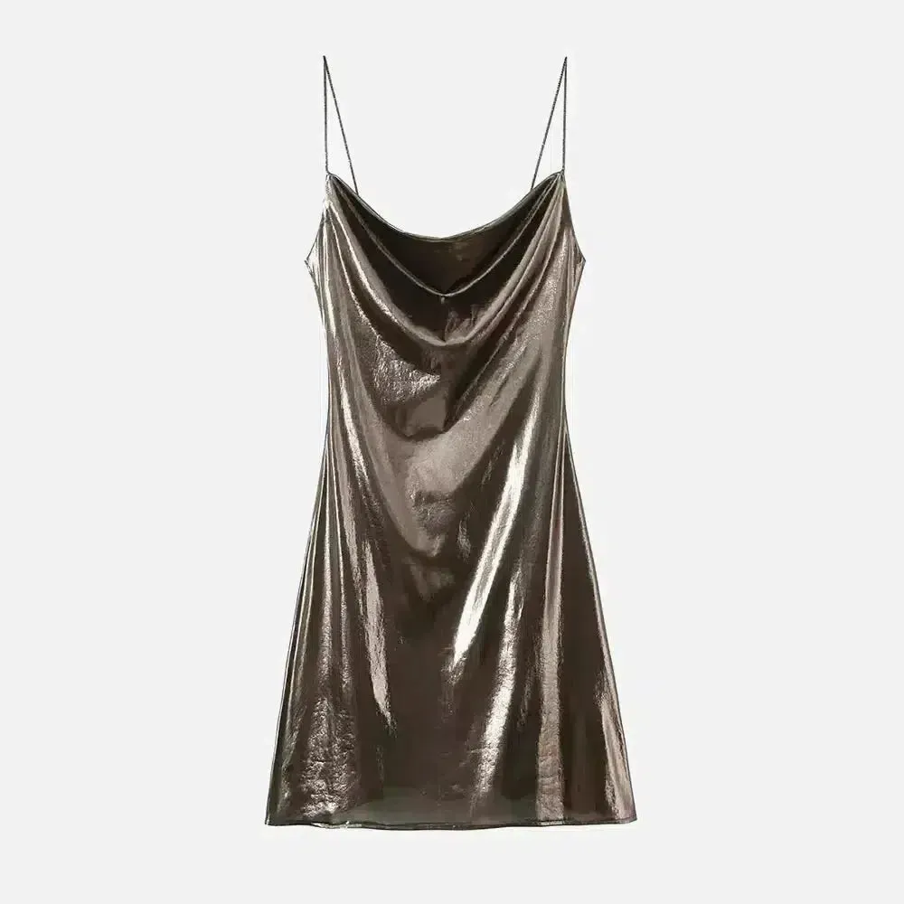 Graziella – Shimmering metallic finish – Evening gown