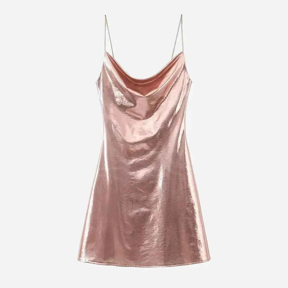 Graziella – Shimmering metallic finish – Evening gown