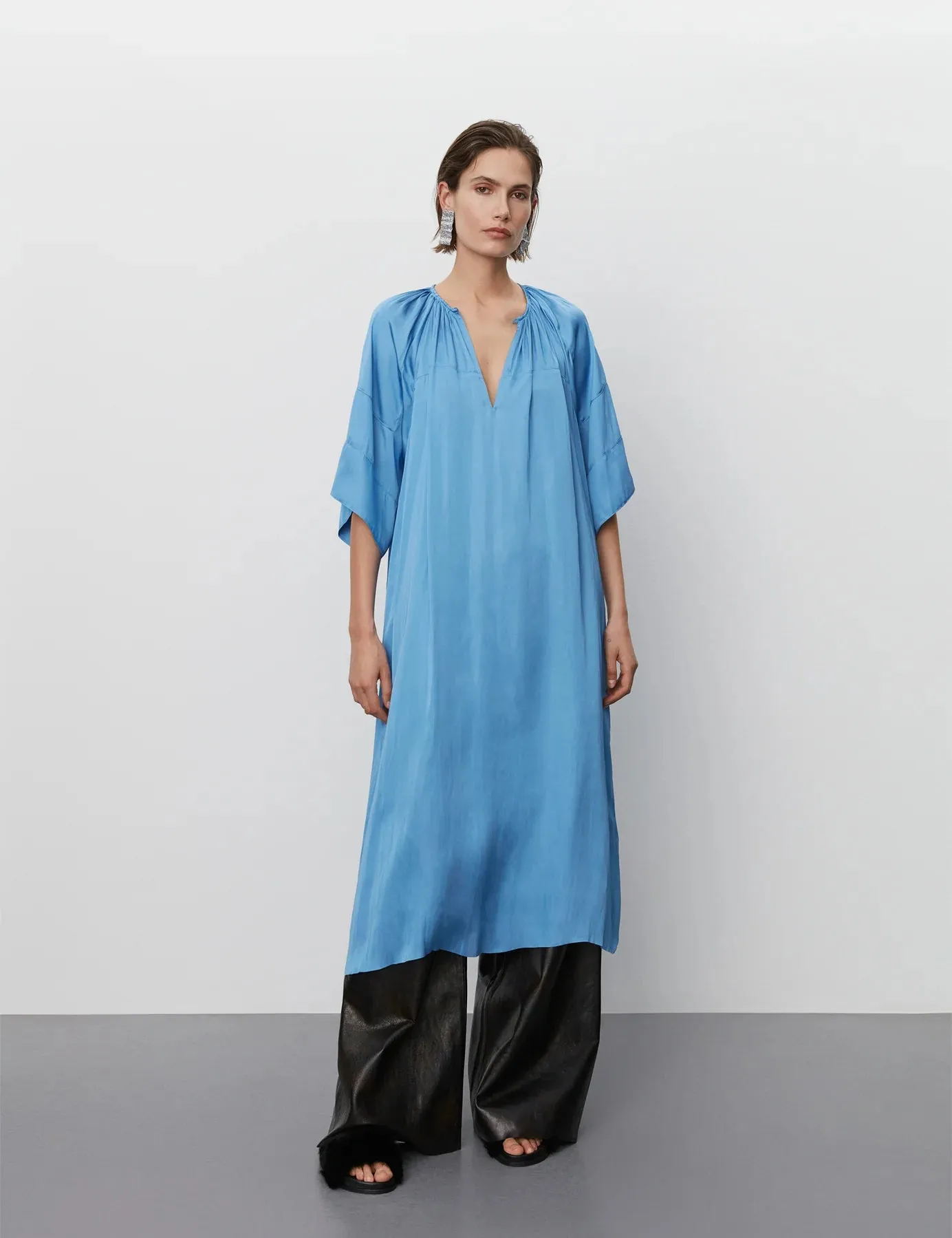 Jayden Dress Silver Lake Blue