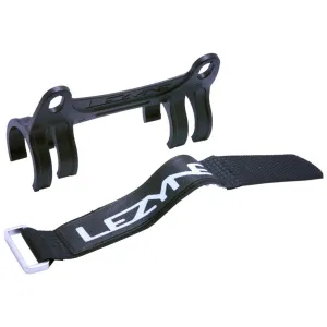Lezyne High Volume Hand Pump Mount With Straps - Black