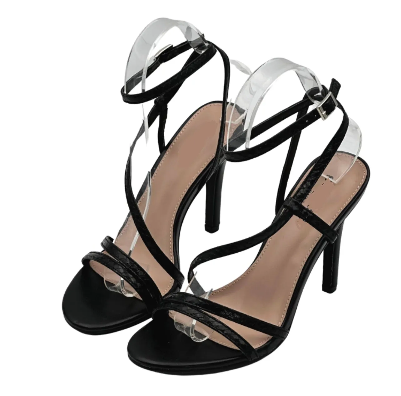 Nicole Strappy Sandal - Black