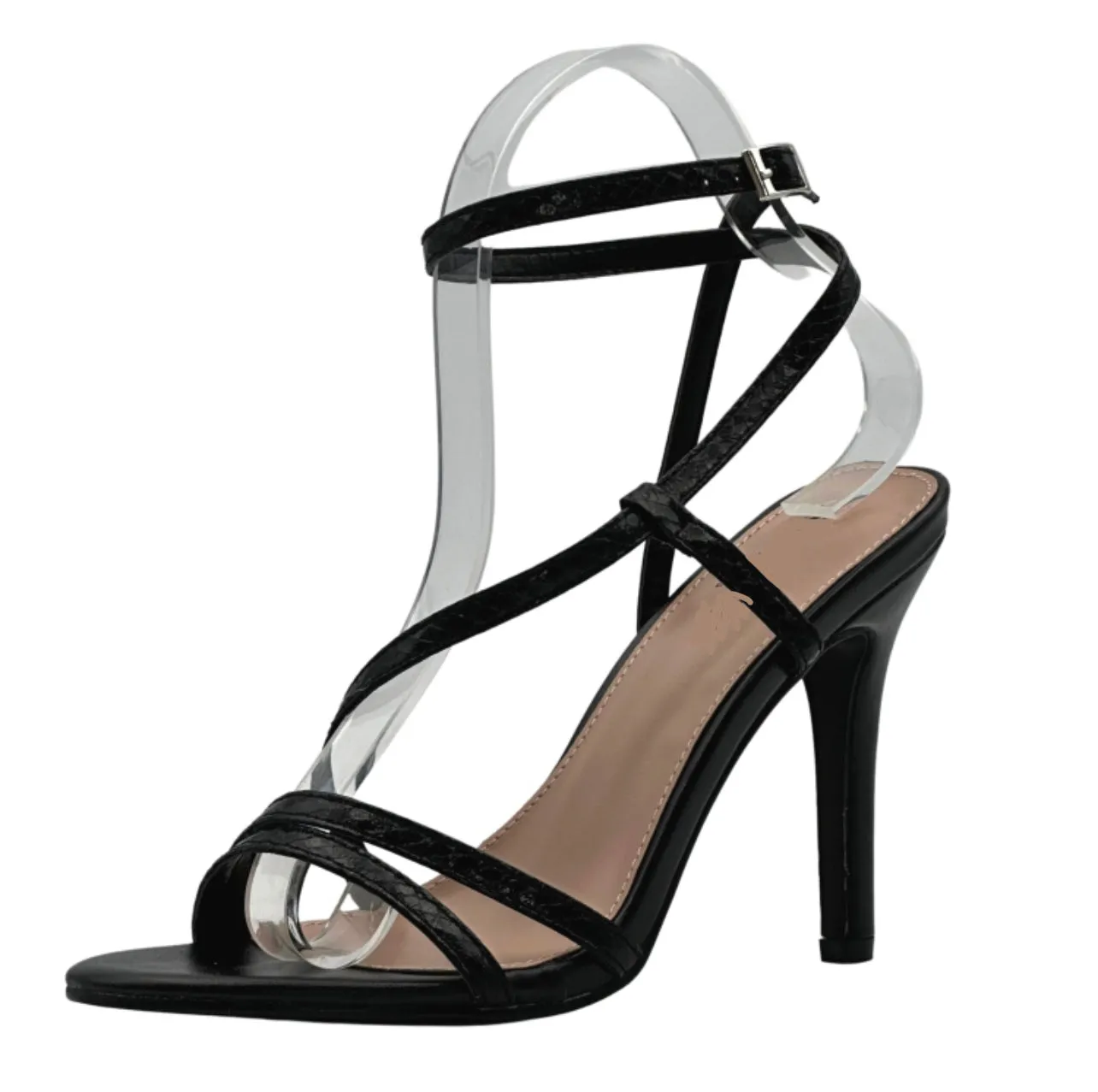 Nicole Strappy Sandal - Black