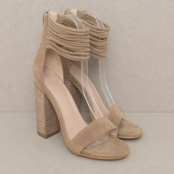 Oasis Society Blake | Strappy Ankle Wrapped Heel