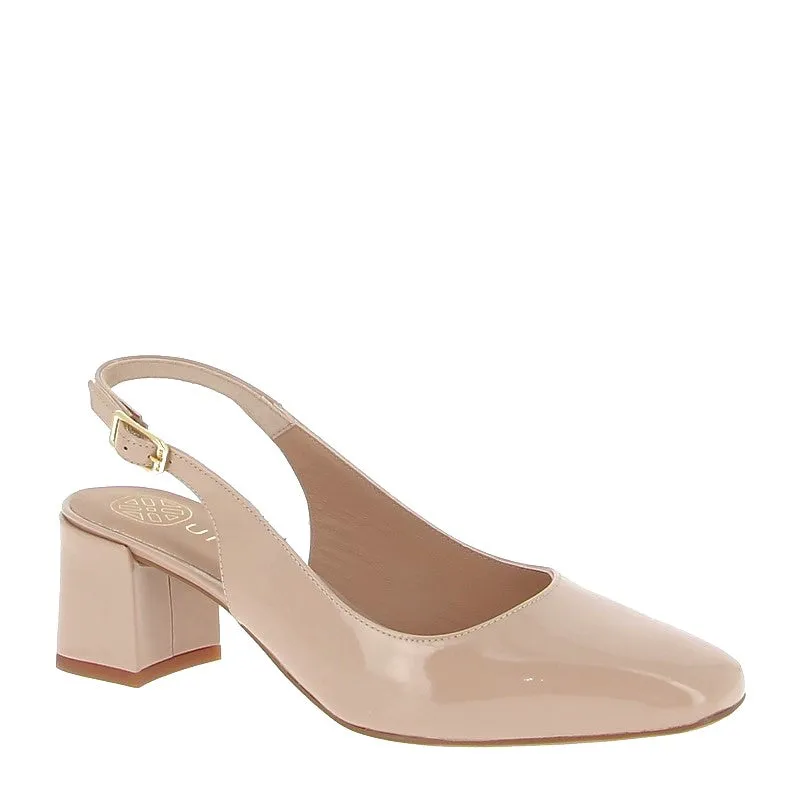 Unisa Lauri Patent Nude Slingback Pump