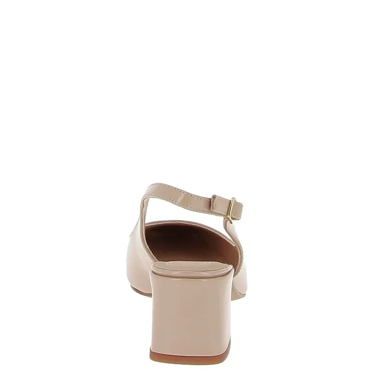 Unisa Lauri Patent Nude Slingback Pump